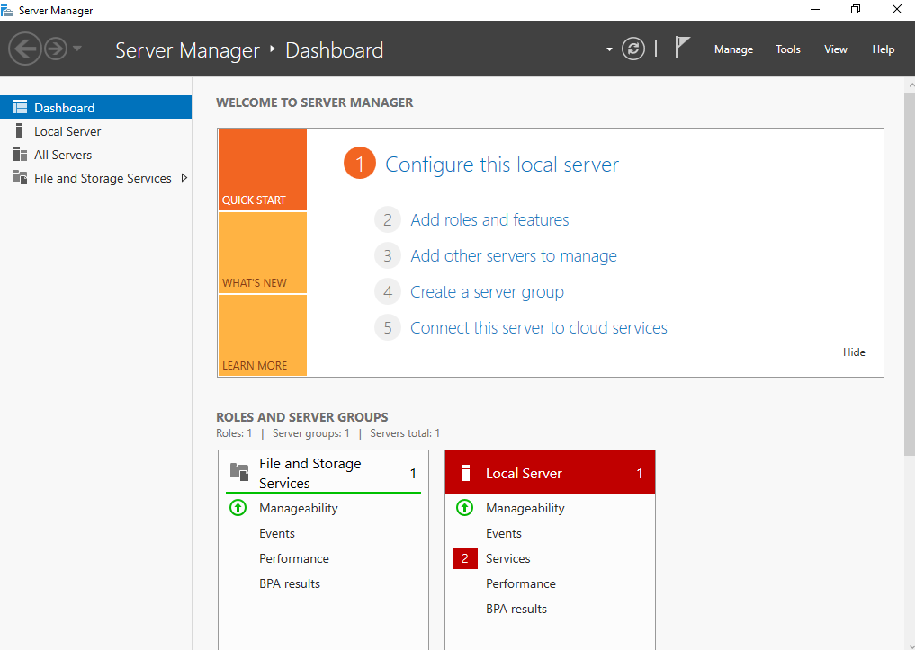 Server Manager